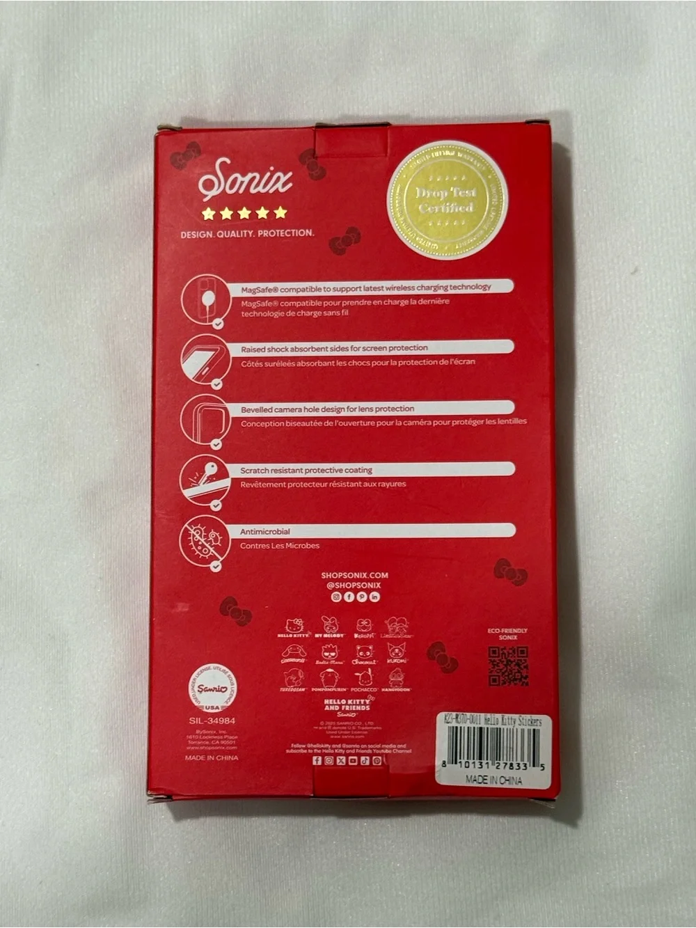 🆕 Sonix Hello Kitty & Friends Clear MagSafe Case iPhone 16 Pro